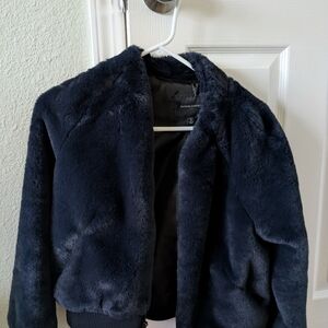 Banana Republic Midnight Blue Teddy Jacket